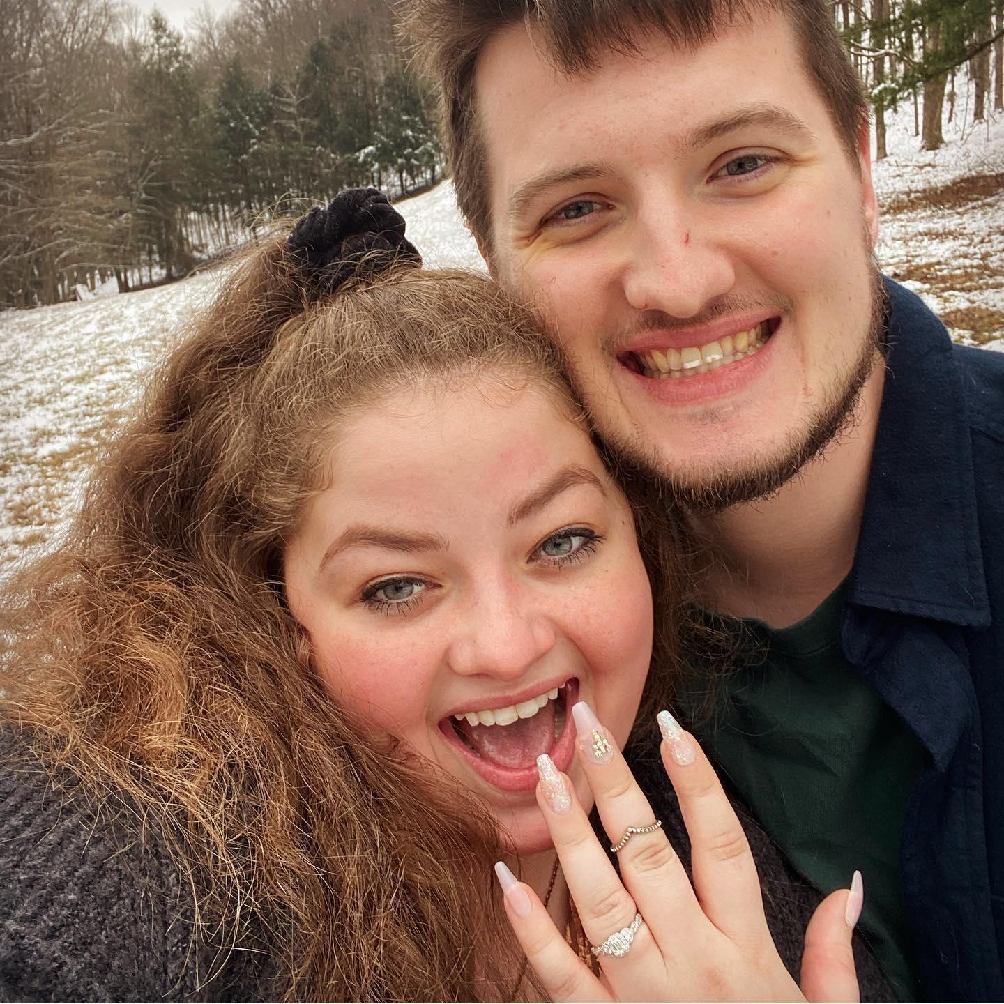 Smiles all around after she said 'Yes!'