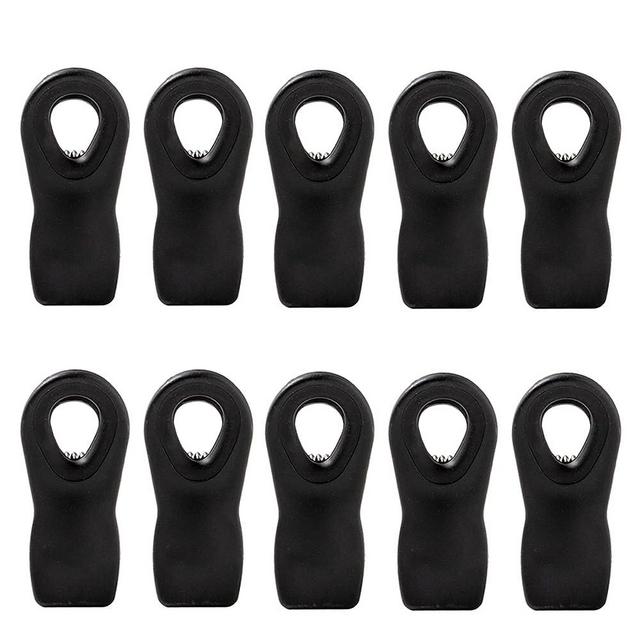 10 Parks Chip Clips Bag Clips Magnetic Clips Chip Clip Chip Clips Bag Clips Food Clips Clips for Food Packages Chip Bag Clip (10pcs Black)