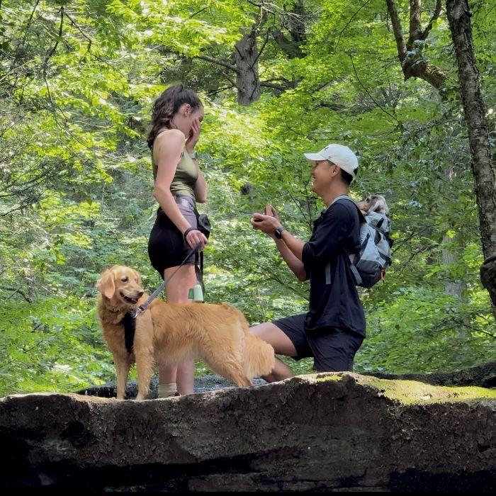 Back at Ricketts Glen now in 2024 with the whole family together where Shelby said "yes".