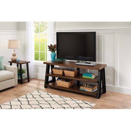 Better Homes and Gardens Mercer 3-in-1 Brown TV Stand for TVs up to 70"