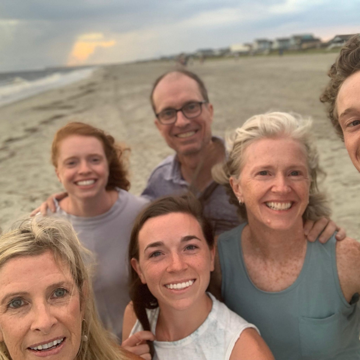 Trip to Holden Beach with Theo's family and Emily's mom and aunt!