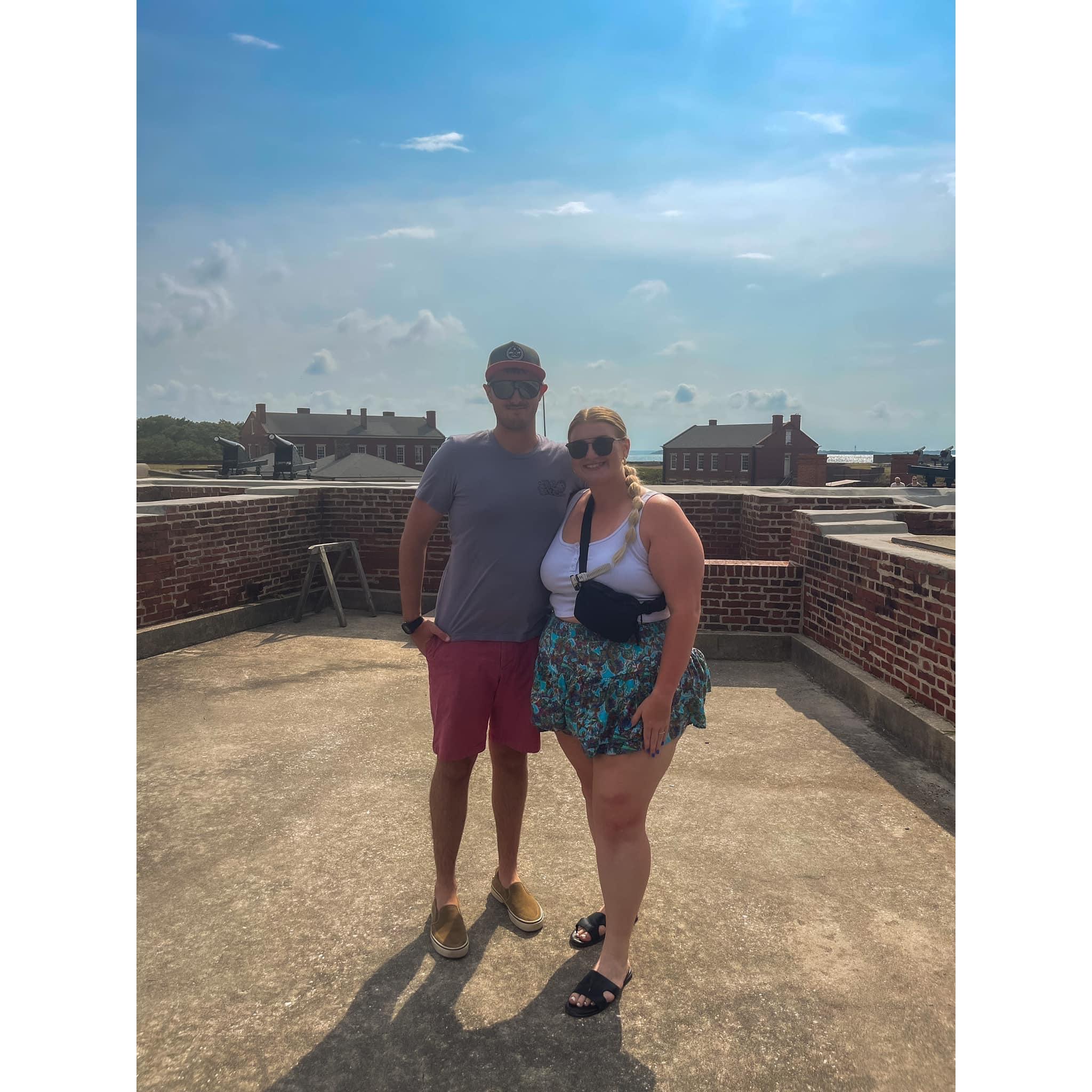 Visit to a fort in St. Augustine