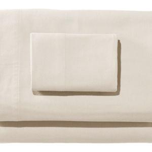 L.L. Bean Ultrasoft Comfort Flannel Sheet Set - King, Natural