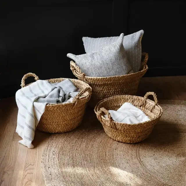 Totora Floor Basket