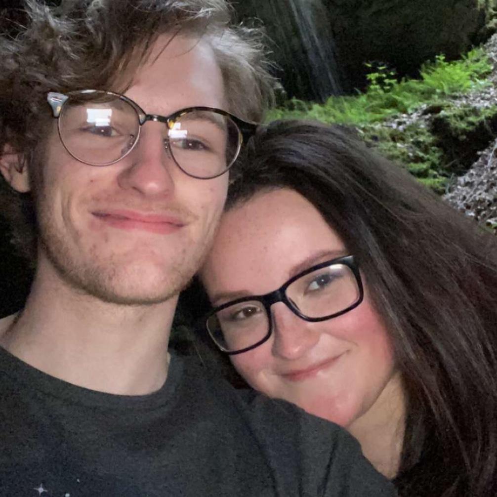Our very first photo taken together on our very first date.