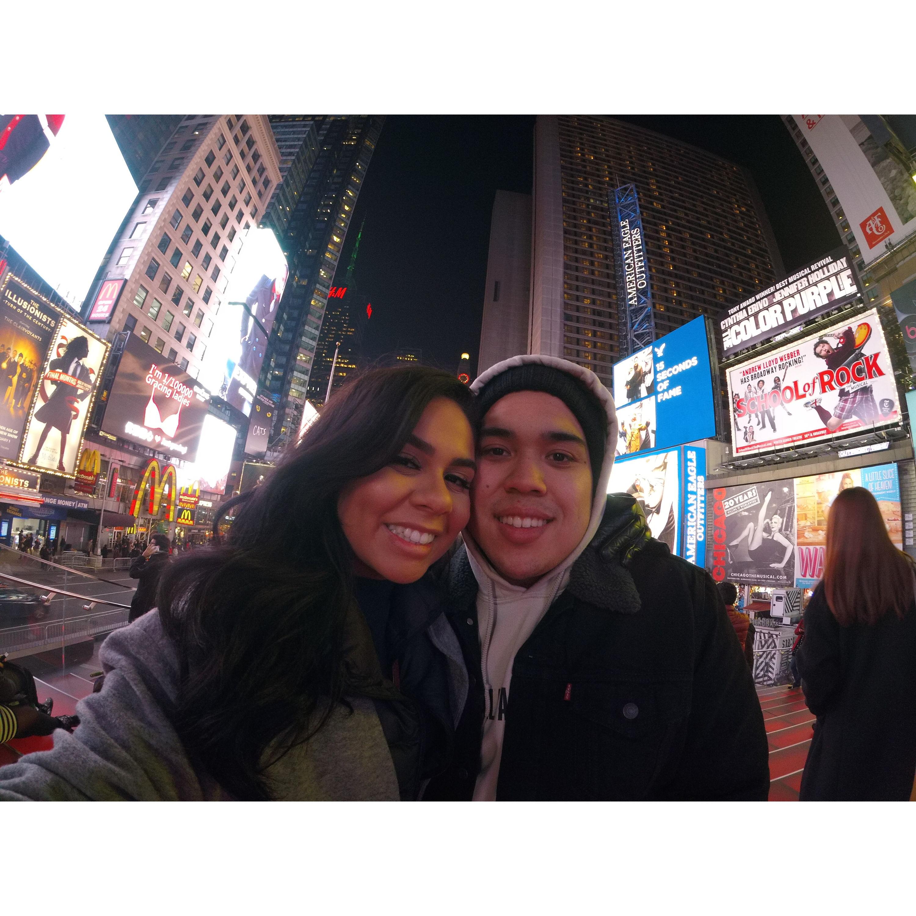 Our first trip together! - New York, New York (2016)
