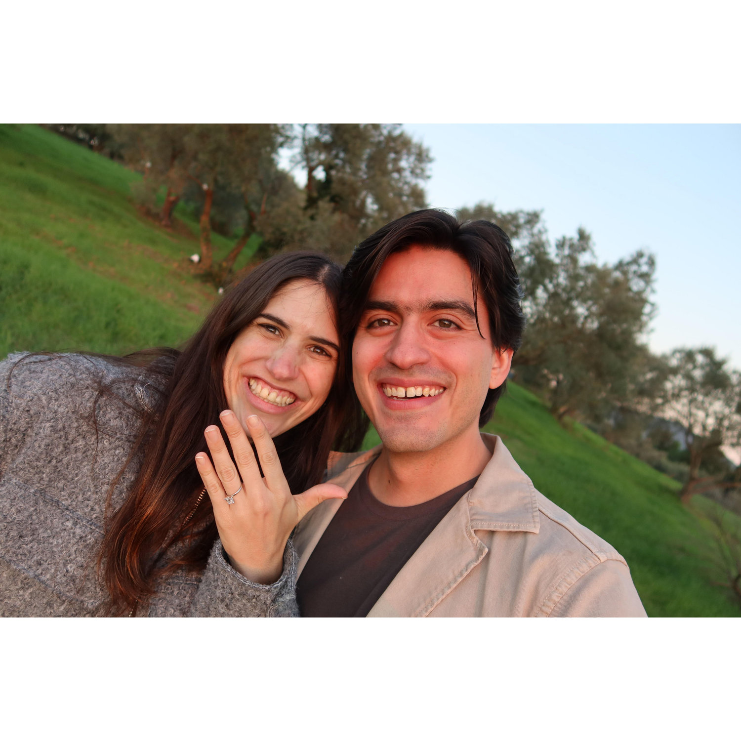 We got engaged in Italy