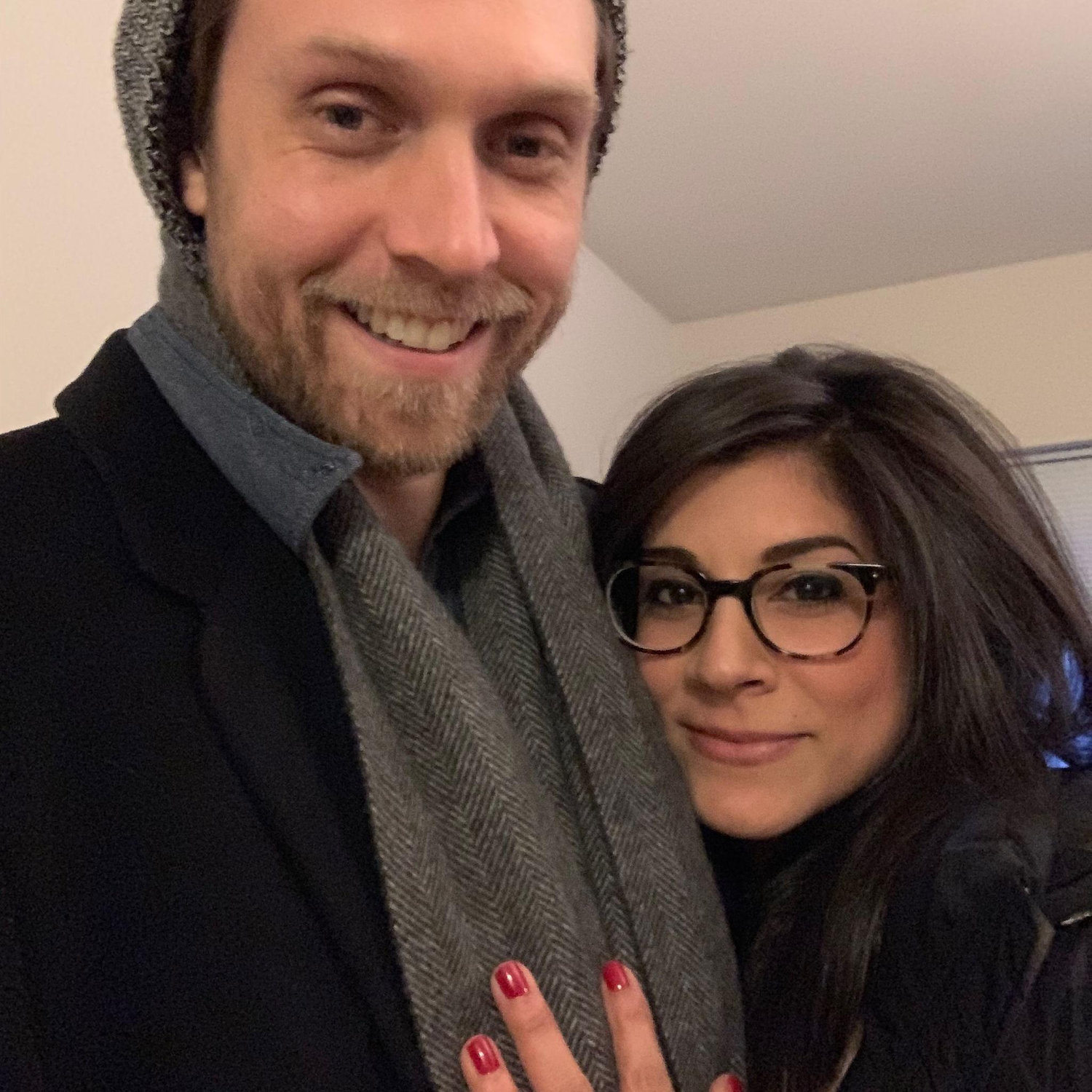Easily mistaken for a photo announcing an engagement. Nope, this is 7 years too early.