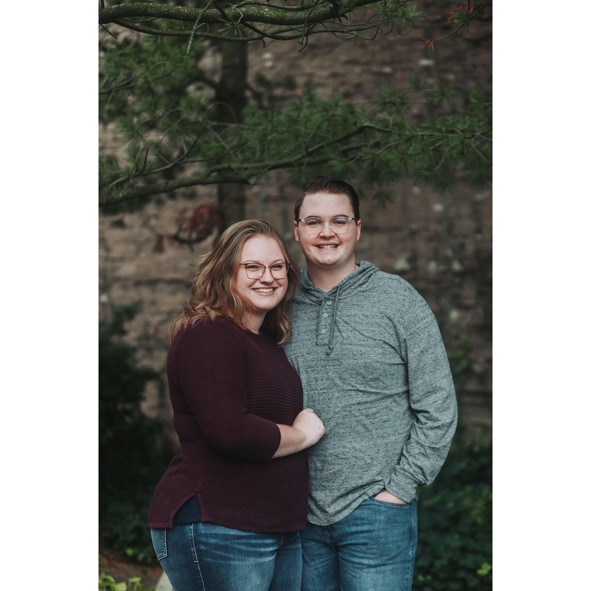 Our first professional pictures taken together.
