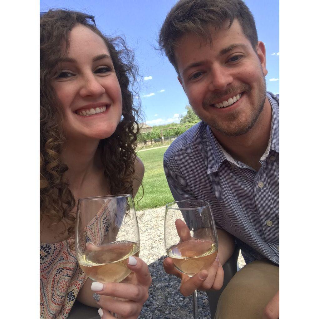 Mary-Eliza visited Anthony while he was living in Grand Junction for a short time at a winery in Palisade.