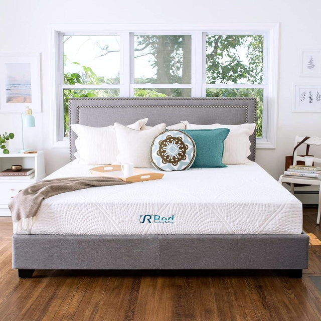 Queen Size Mattress, 8 Inch Memory Foam Queen Bed Mattresses in a Box, Non Toxic Mattress Breathable Comfortable for Pressure Relief, Fiberglass Free, CertiPUR-US,120 Nights Trial