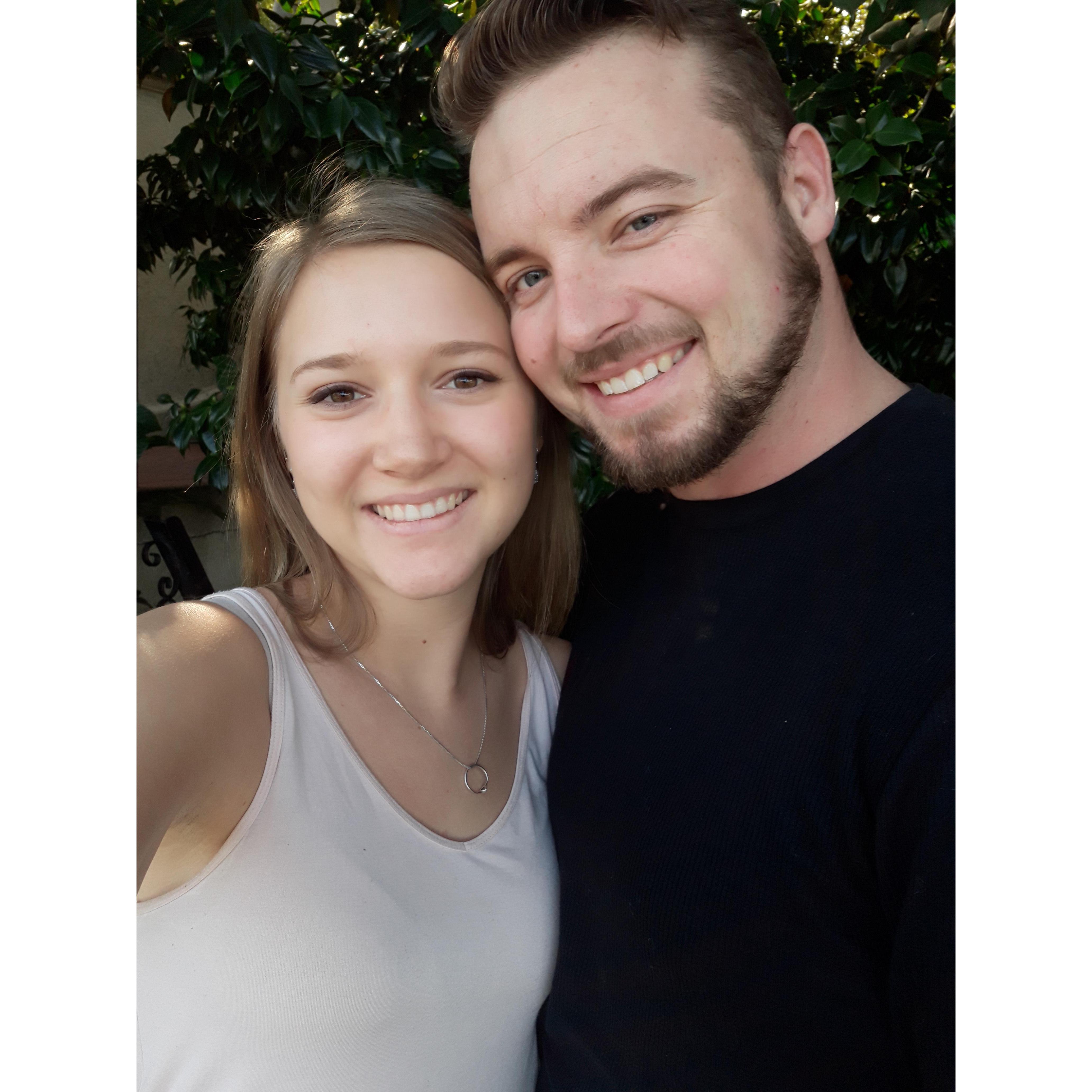 We went touring at Hearst Castle in California together.