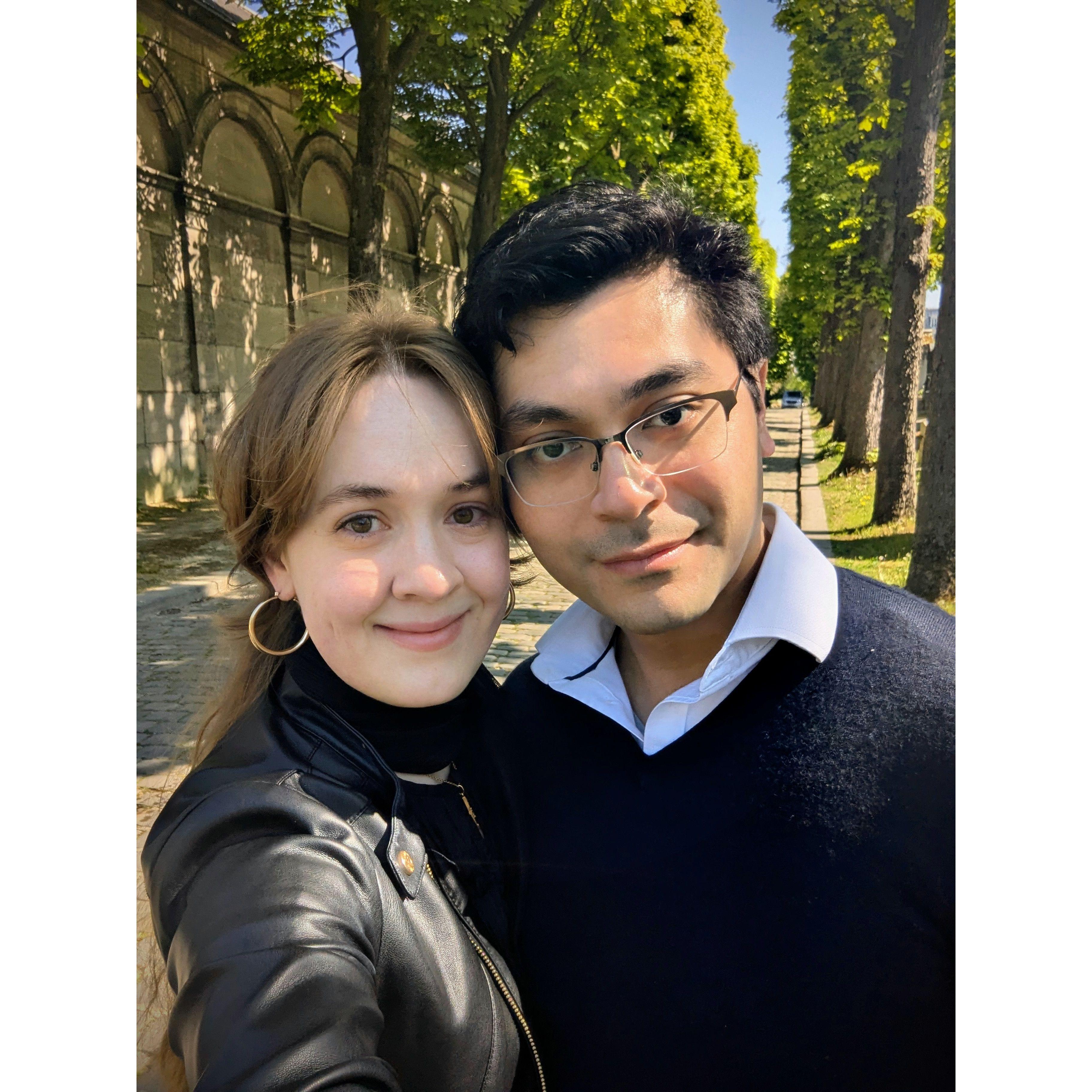 A romantic stroll through the dead people.