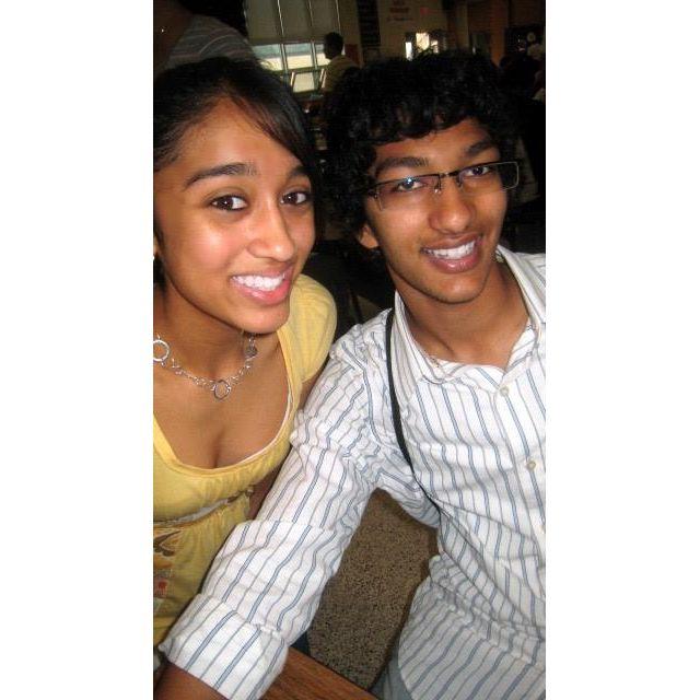 Our first day of high school!