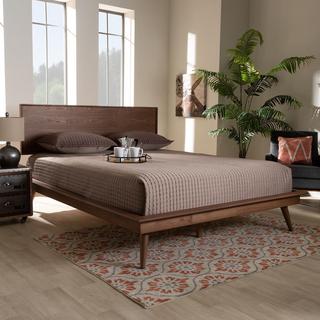 Karine Mid-Century Modern Platform Bed