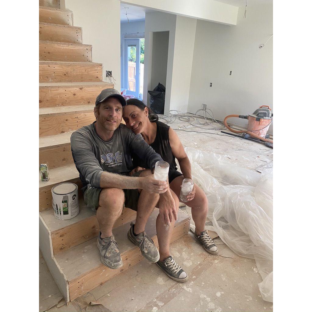A home reno is always a good way to get to know each other