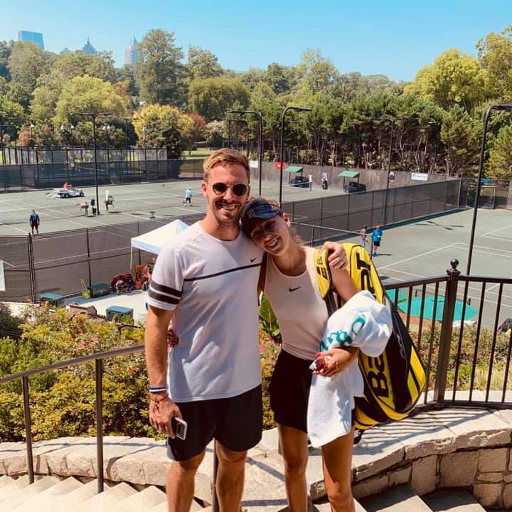 Rob cheered on Maria Paula during her pro-am tournament at Ansley Country Club.