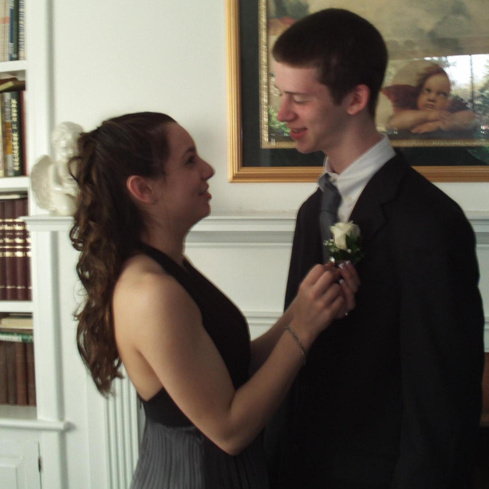 Rachel's junior prom in spring 2008. This also happened to be her 18th birthday!