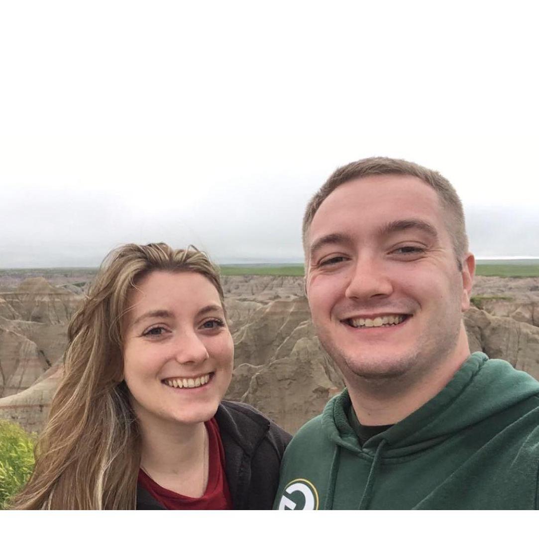 Visiting the Badlands on our first Mission Trip together