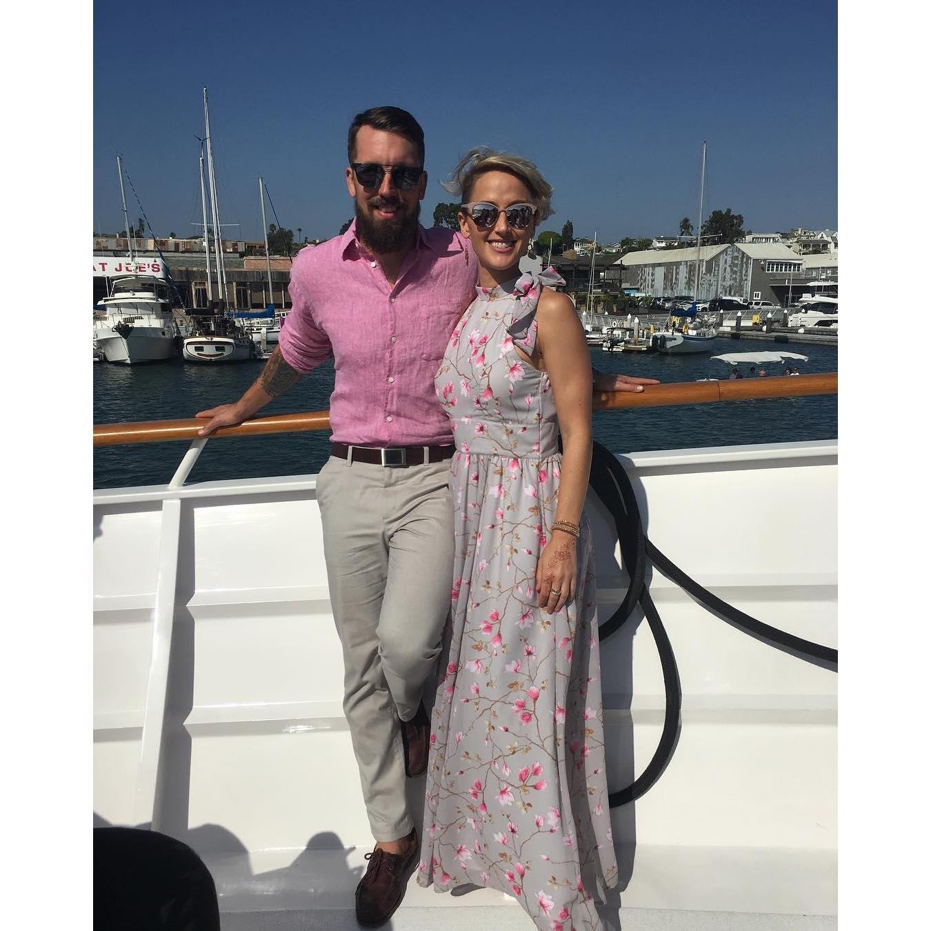 Early days as wedding guests (2018)