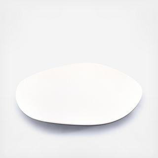 Bamboo Round Two Tone Plate, Set of 4