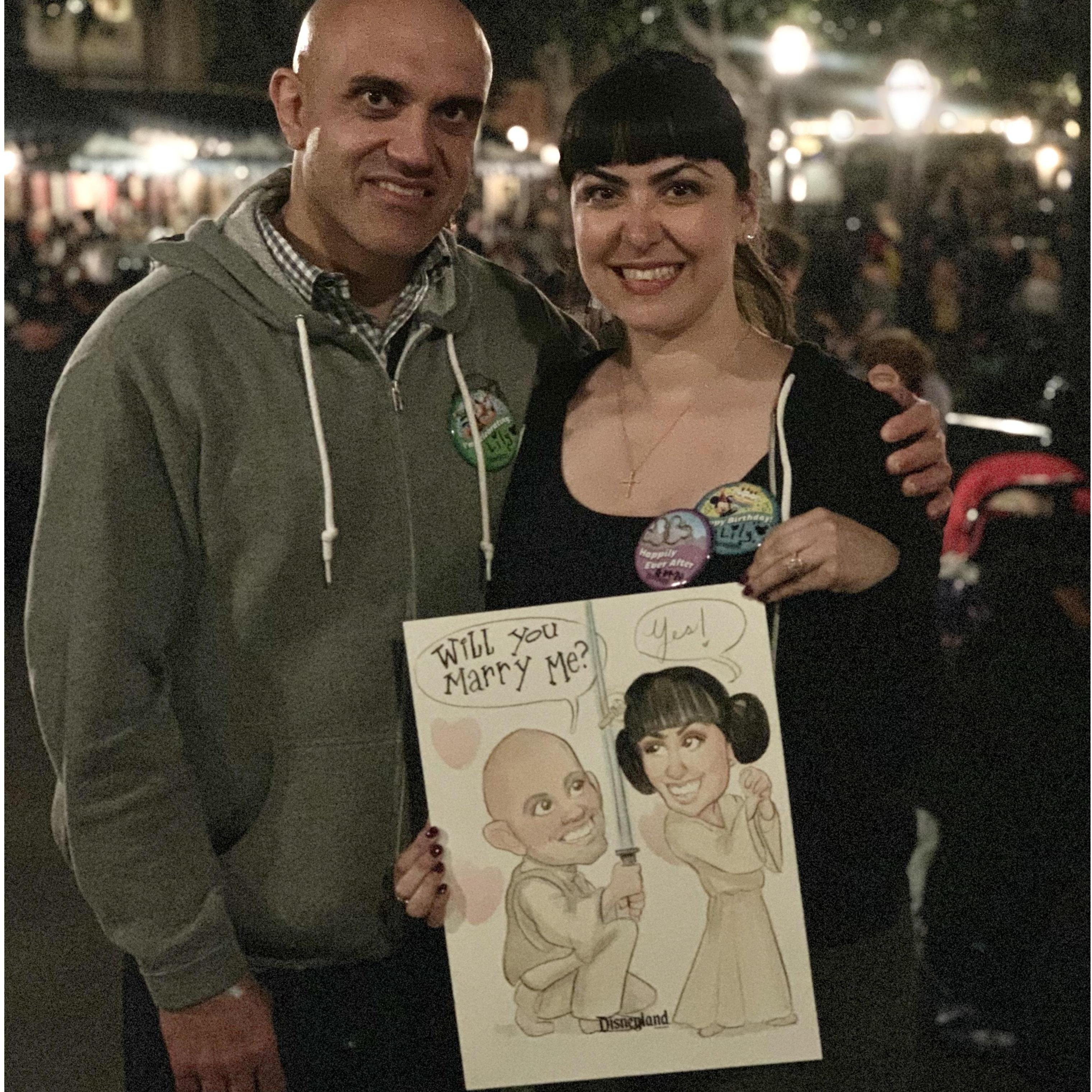 Just Engaged at Disneyland 02.29.20