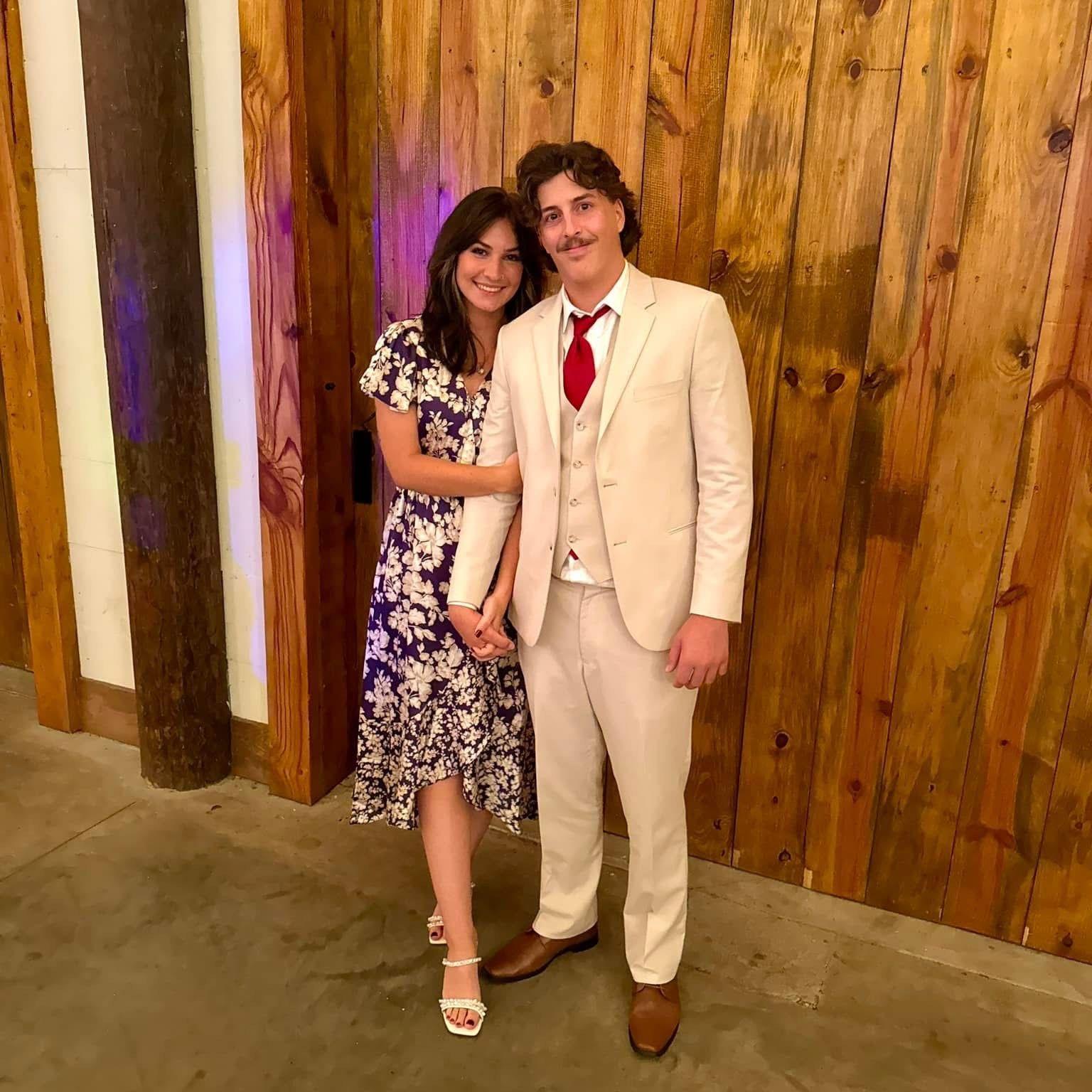 Our first wedding together! Jacob's brother's wedding!