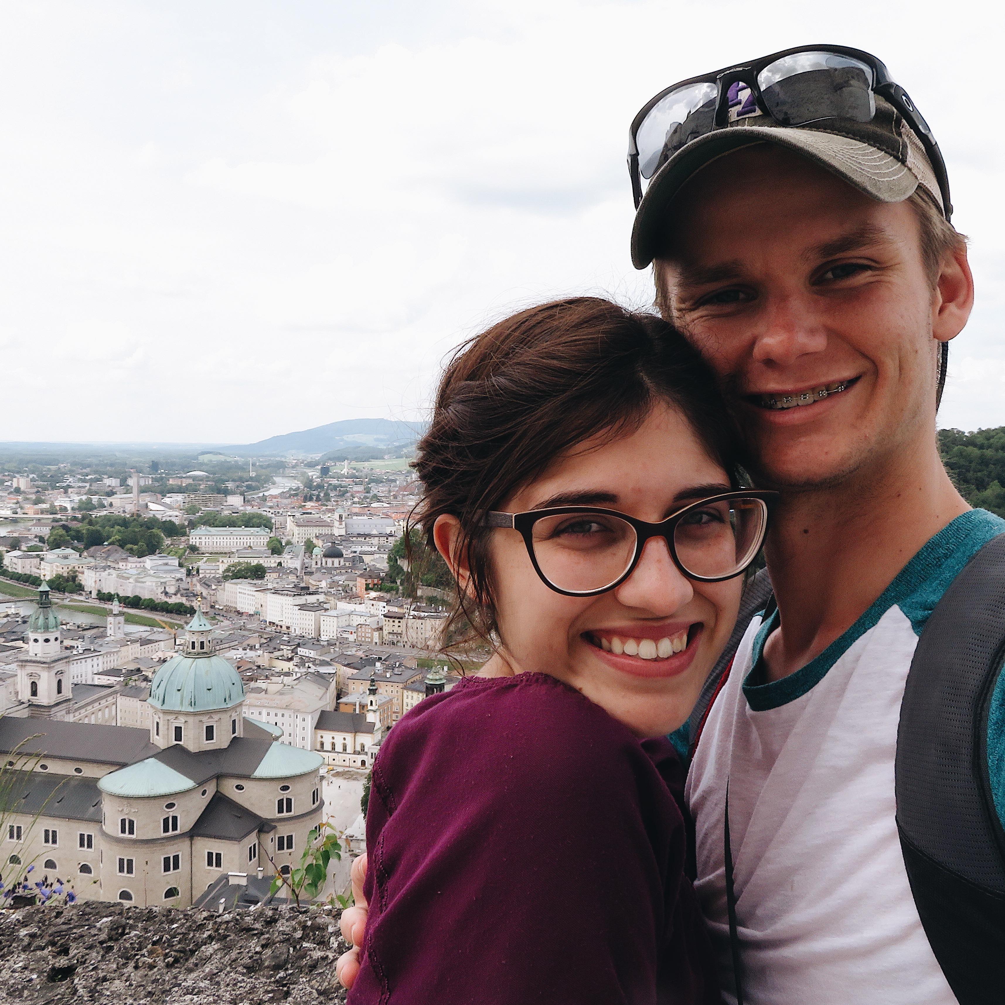May 23, 2018: Taken from the Salzburg fortress, which overlooks the rest of the beautiful city below.