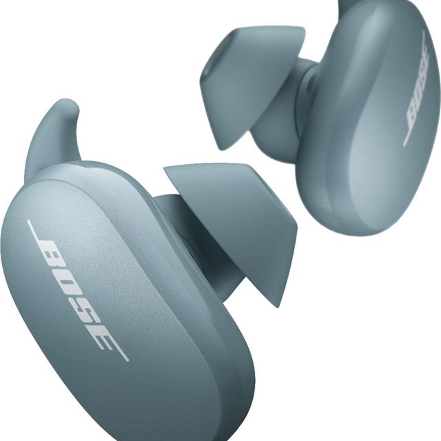 Bose - QuietComfort Earbuds True Wireless Noise Cancelling In-Ear Earbuds - Stone Blue