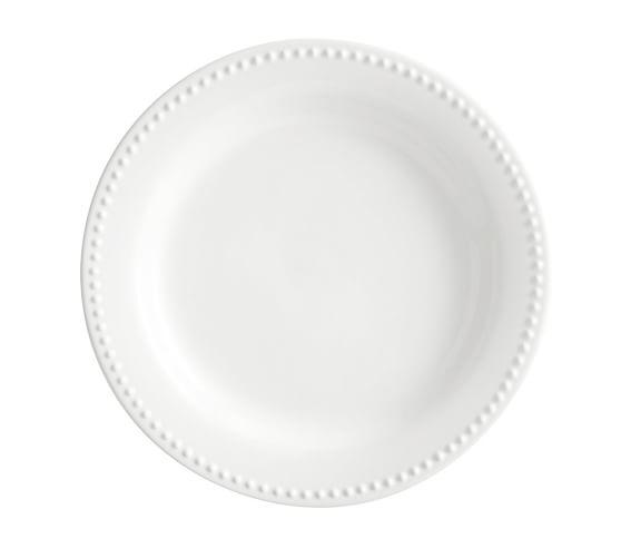 Emma Dinner Plate, Set of 4, White