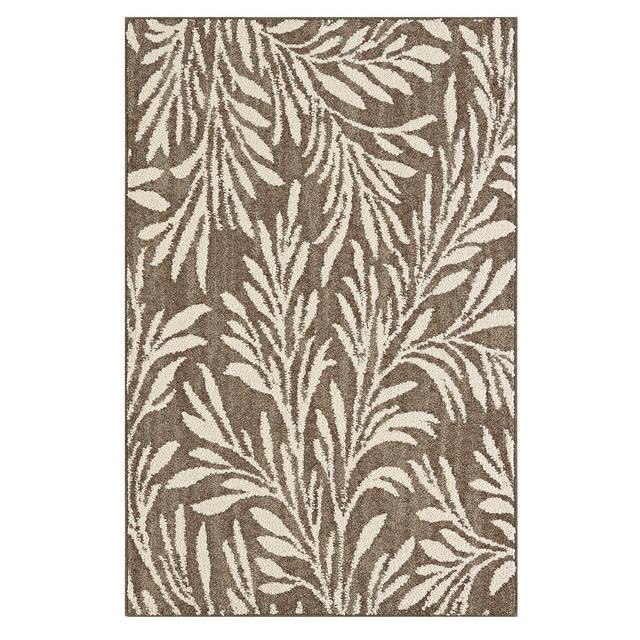 Mohawk Signature Willow 1-Foot 8-Inch x 3-Foot 10-Inch Accent Rug in Khaki