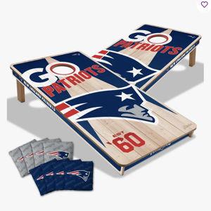 YouTheFan 2’ x 4’ Professional Wood Cornhole Game with Logo Bags