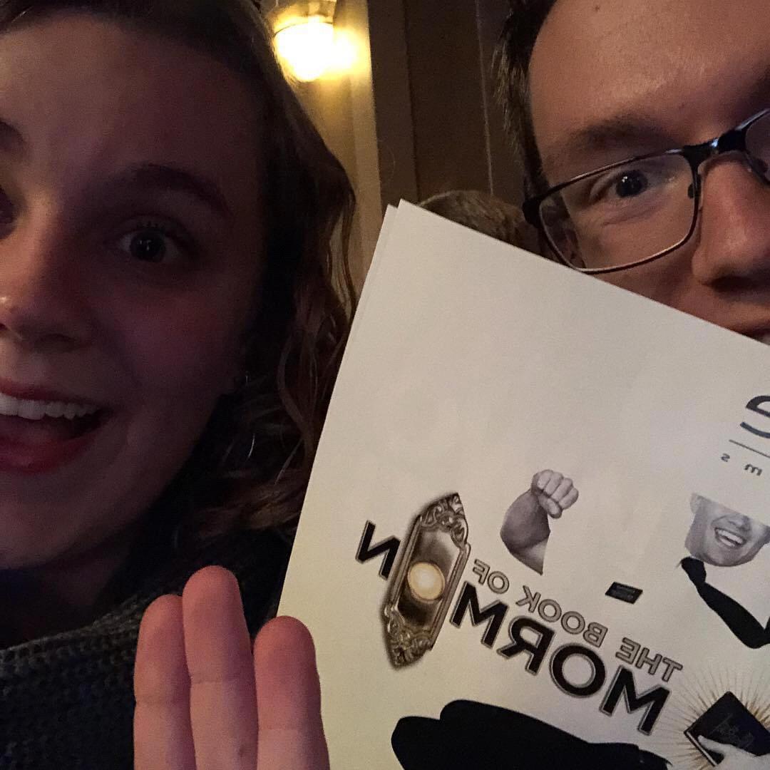 Taking in a show because we're fancy (January 2018)