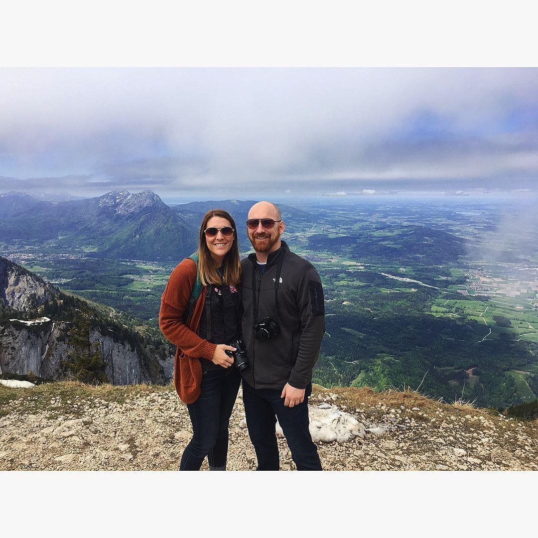 Climbed to the top of the Alps in Salzburg, Austria