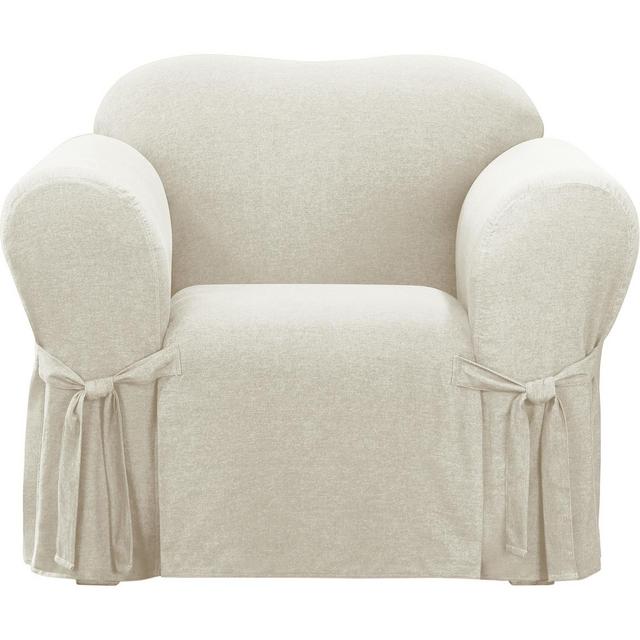 Farmhouse Basketweave Chair Slipcover - Sure Fit