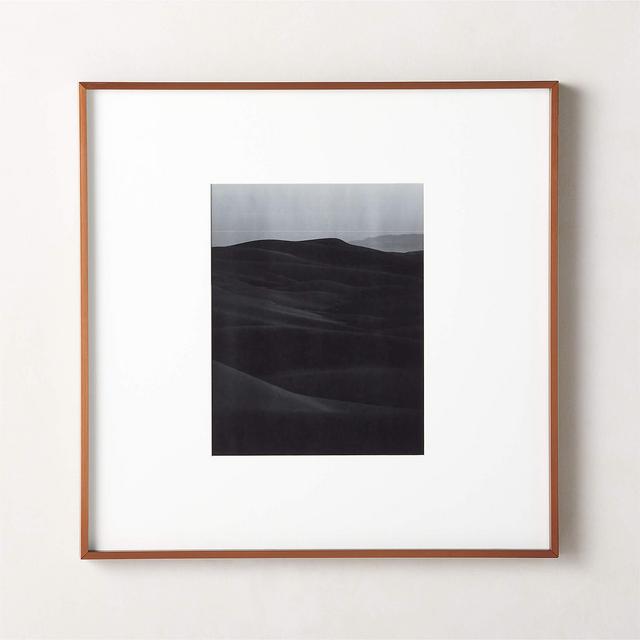 Gallery Brass Picture Frame with White Mat 11"x14"