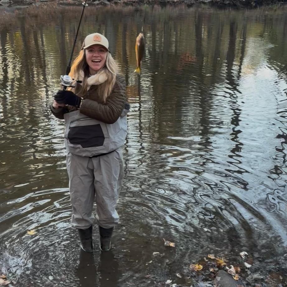 When I caught a fish!