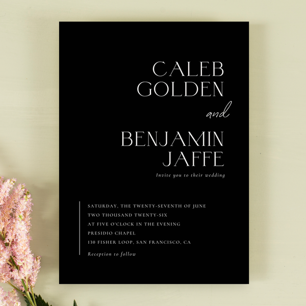 Zola Wedding Invitations - Piccola Classic