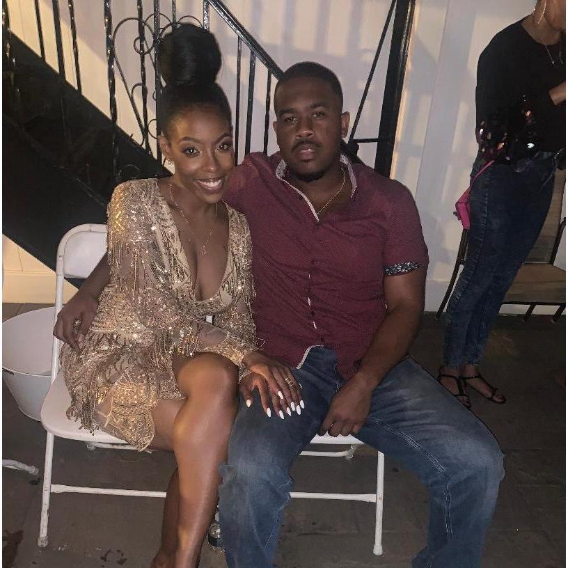 Nisla's 28th birthday party. This is when Leland came to NY to meet Nisla's friends and family in person :)