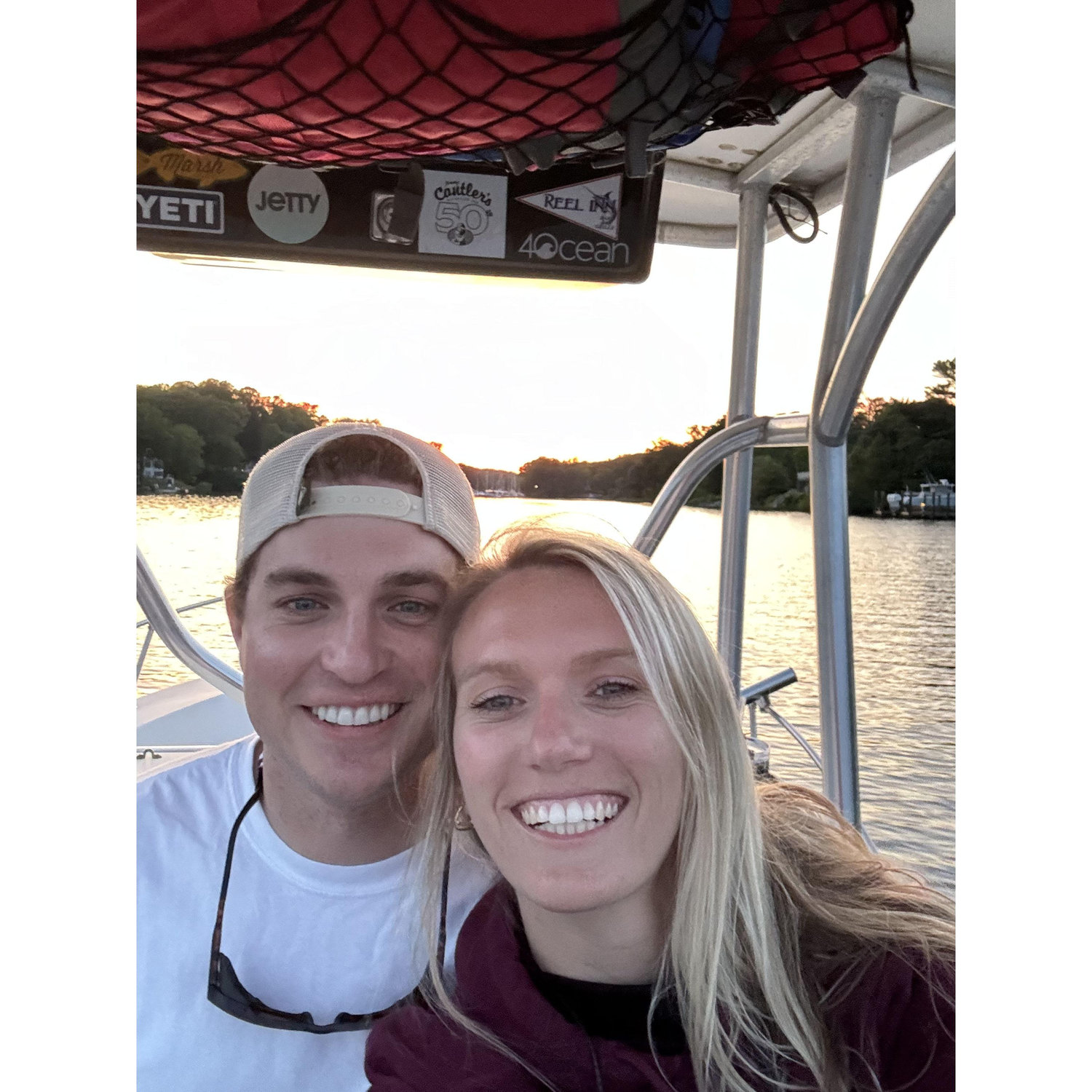 Sunset cruise on the Katz Pajamas