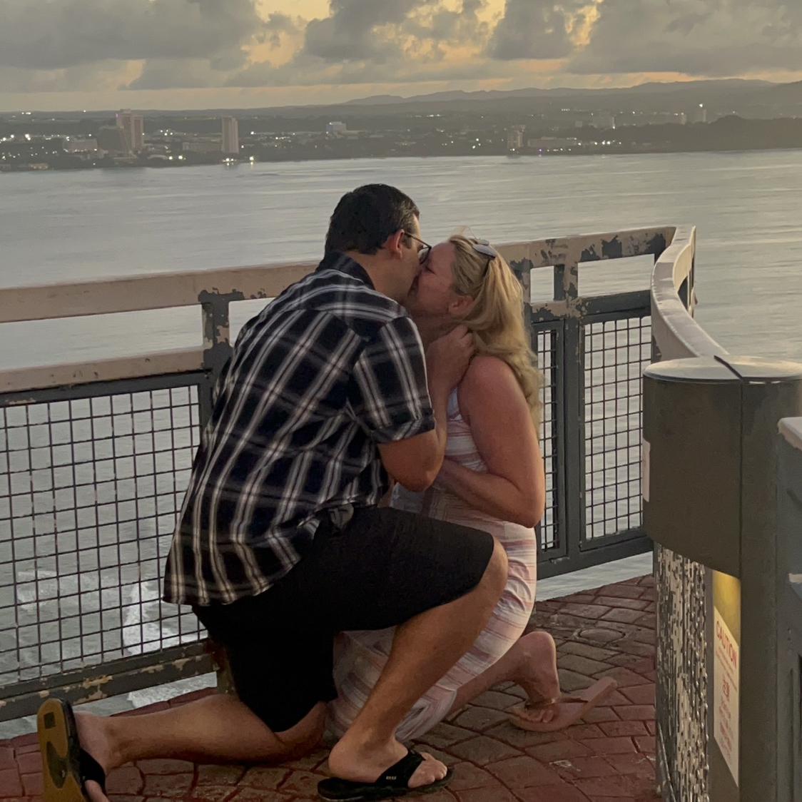 After he popped the question. (Emilie would like to note: literally everyone else knew, but she didn’t have the faintest inkling. Told you Luke was good at surprises!)