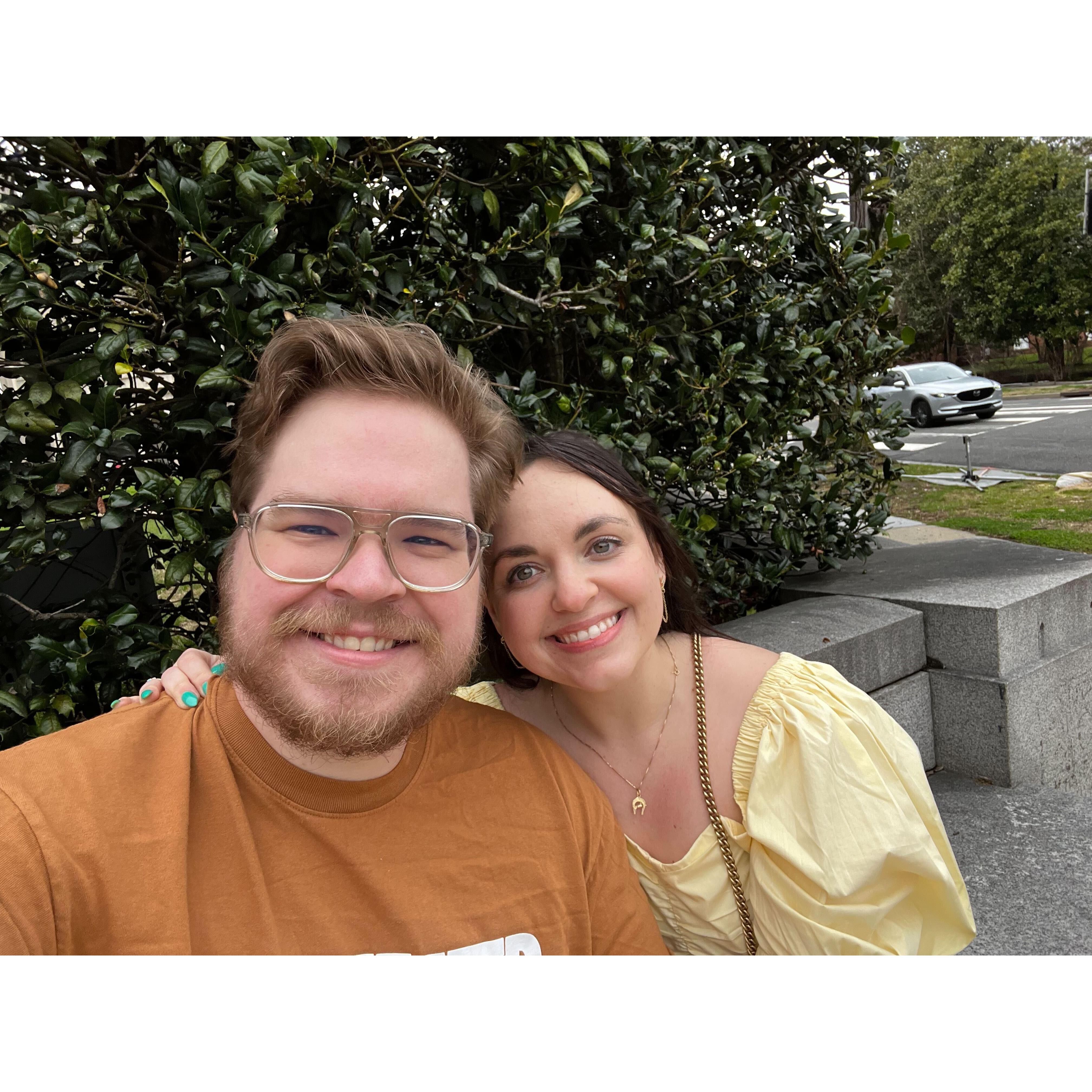 Walking around Embassy row making our favorites known :D