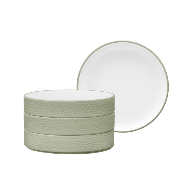 Noritake Colortex Stone Stax Deep Plates, Set of 4