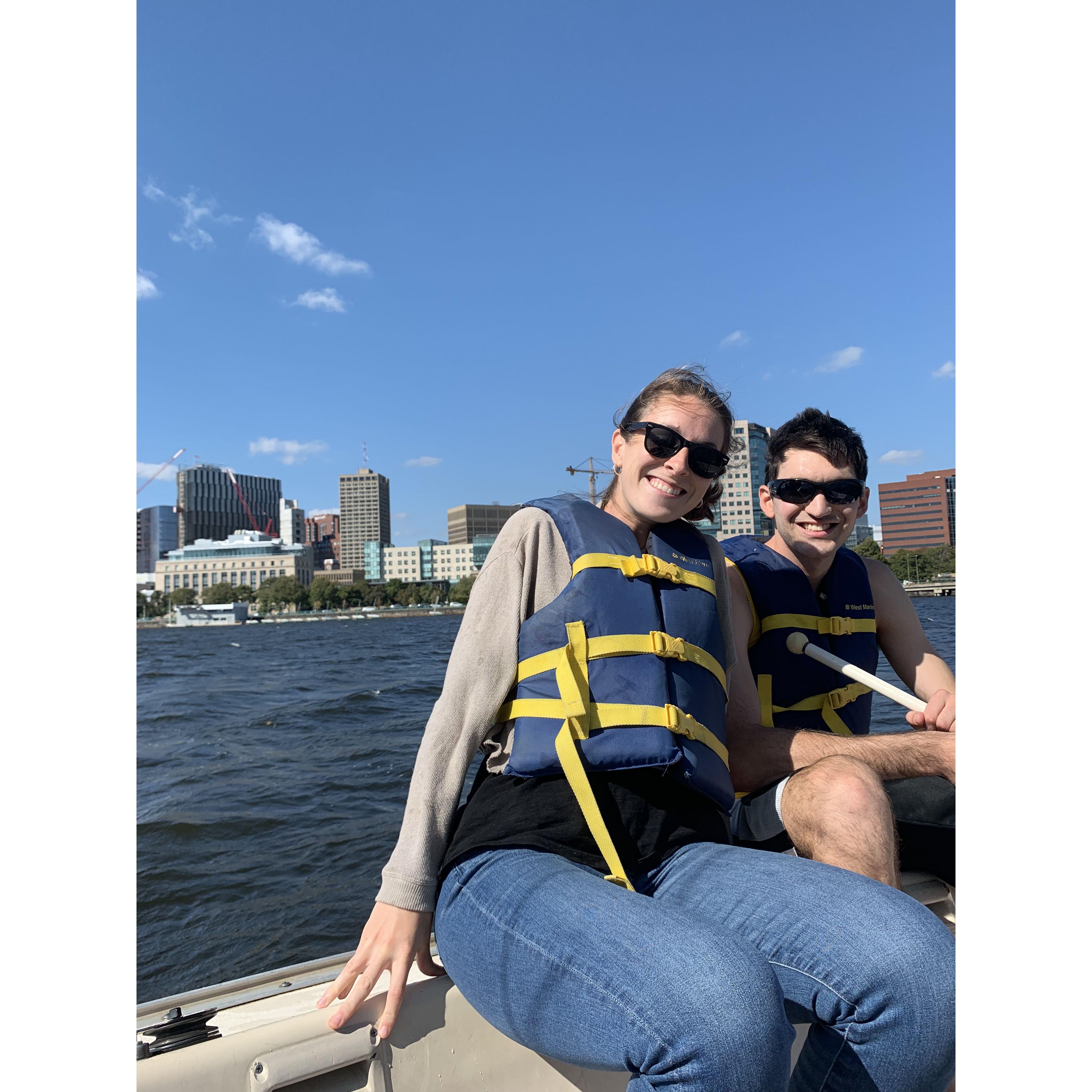 Sailing on the Charles
