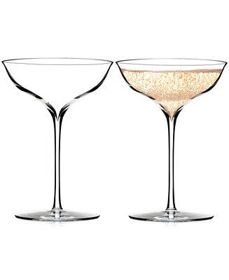 Elegance Waterford Champagne Belle Coupe Pair