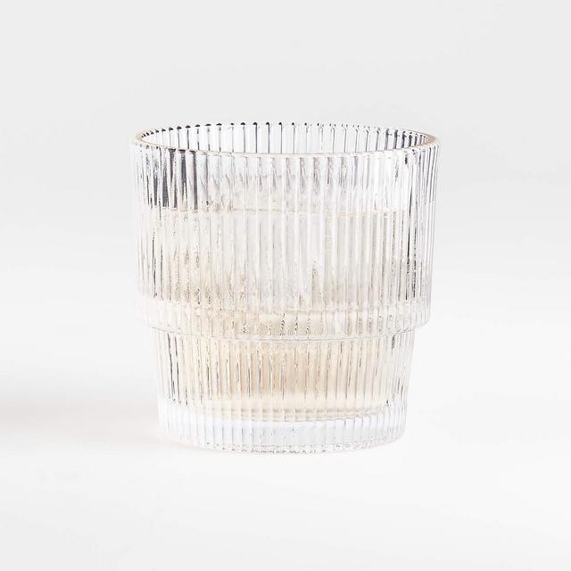 Atwell Stackable Ribbed Double Old-Fashioned Glass