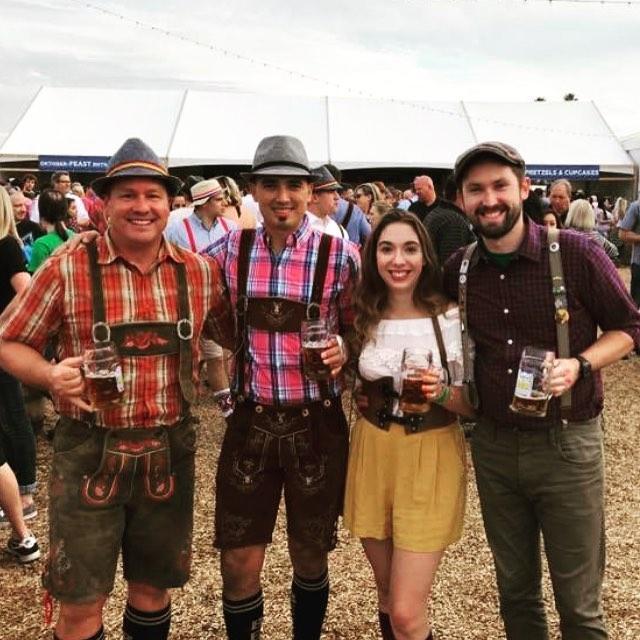 You know we love a good beer! Oktoberfest with Ted and Miguel at Sierra Nevada Brewery in Chico.
-Fall 2017