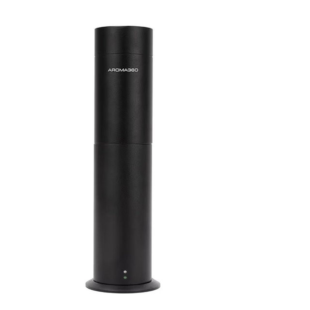 Aroma360 - Mini360 Scent Essential Oil Diffuser - Cold-Air Diffusion Technology - 400 sq. ft. Coverage - Waterless Air Diffuser for Home, Office & Hotel-Black - Works Exclusively with Regular Bottles