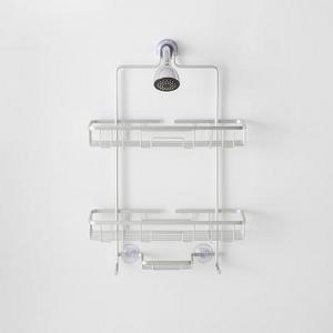Wide Aluminum Shower Caddy with Lock Top - Made By Design™