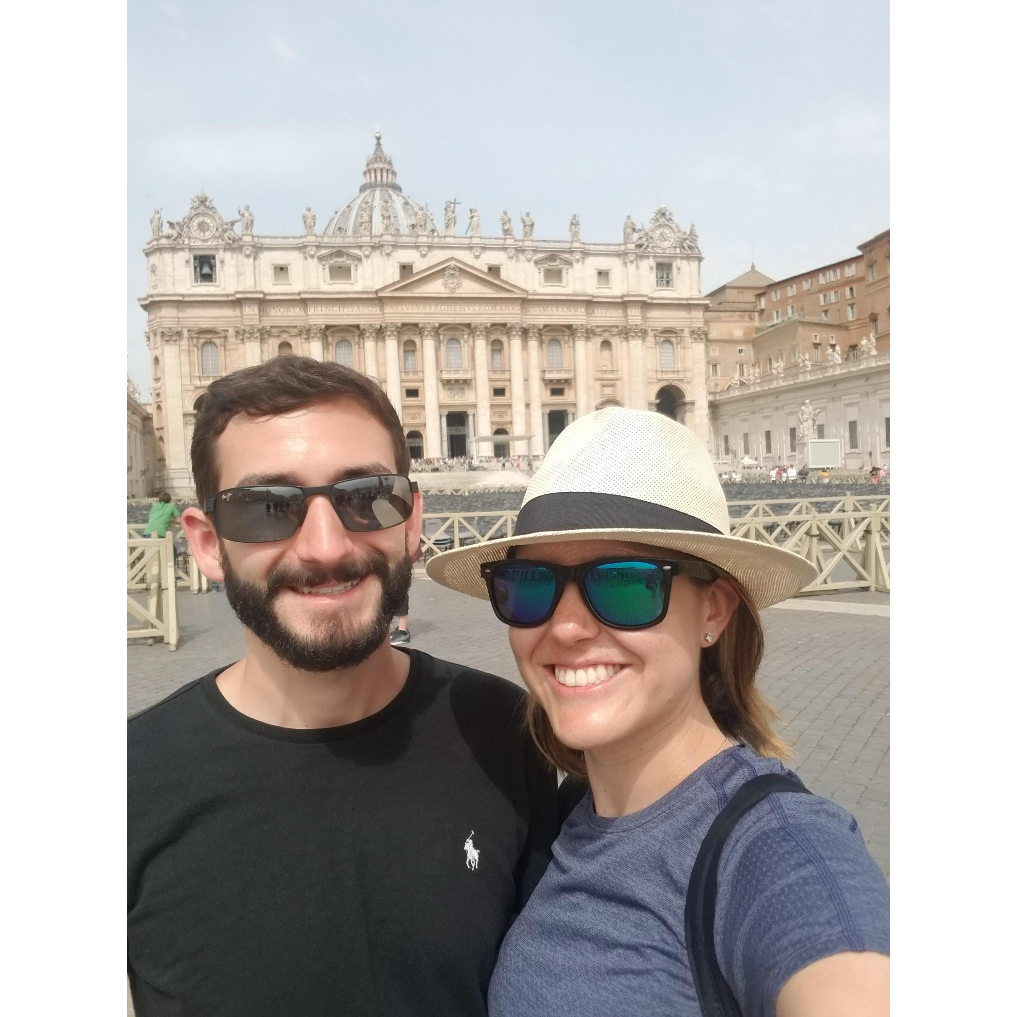 We made it to the Vatican during our 24 hours in Rome, Italy (Summer 2019).